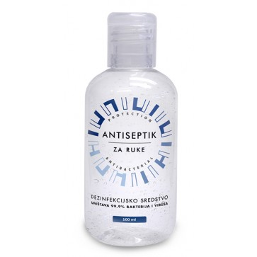 Antiseptik za dezinfekciju ruku | 70% alkohola | pakiranje 100 ml - Hrvatski proizvod