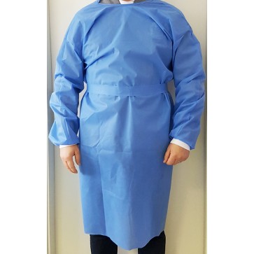 Jednokratni ogrtač, nesterilni | 40 g/m2 | plavi | XL
