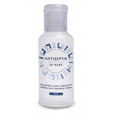 Antiseptik za dezinfekciju ruku | 70% alkohola | pakiranje 50 ml - Hrvatski proizvod