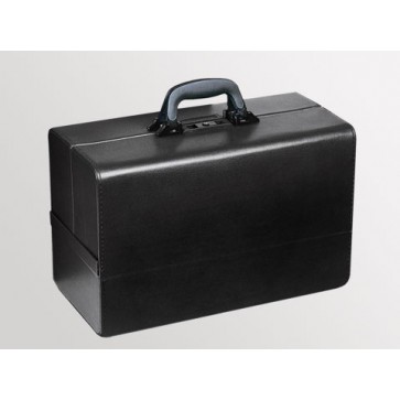 Bollmann kofer za liječnika "Concertina", 43x21x32cm koža, crna