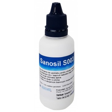 Sanosil S003 sredstvo za dezinfekciju površina i ruku | pakiranje 50 ml