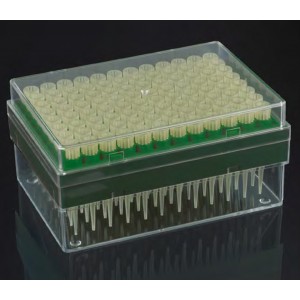 Pakiranje nastavaka za pipetu | tip Eppendorf - Brand - Socorex | žuti | od 0 do 200 µl | pakiranje 96 komada