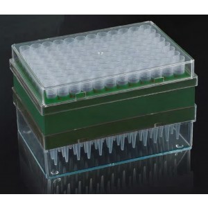 Pakiranje nastavaka za pipetu | tip Eppendorf - Gilson - Brand - Socorex | svijetlo plavi | od 200 do 1000 µl | pakiranje 96 komada