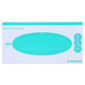B|Braun nitrilne rukavice bez pudera | svijetlo plave boje | jednokratne | pakiranje 100 komada | M veličina
