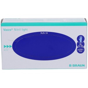 B|Braun nitrilne rukavice bez pudera | svijetlo plave boje | jednokratne | pakiranje 90 komada | XL veličina