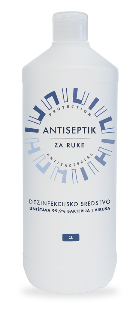 Antiseptik za dezinfekciju ruku - pakovanje 1 litra