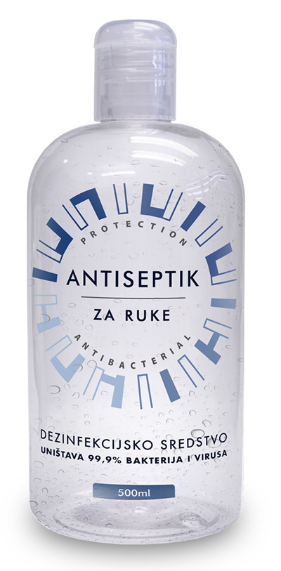 Antiseptik za dezinfekciju ruku - pakovanje 500 ml